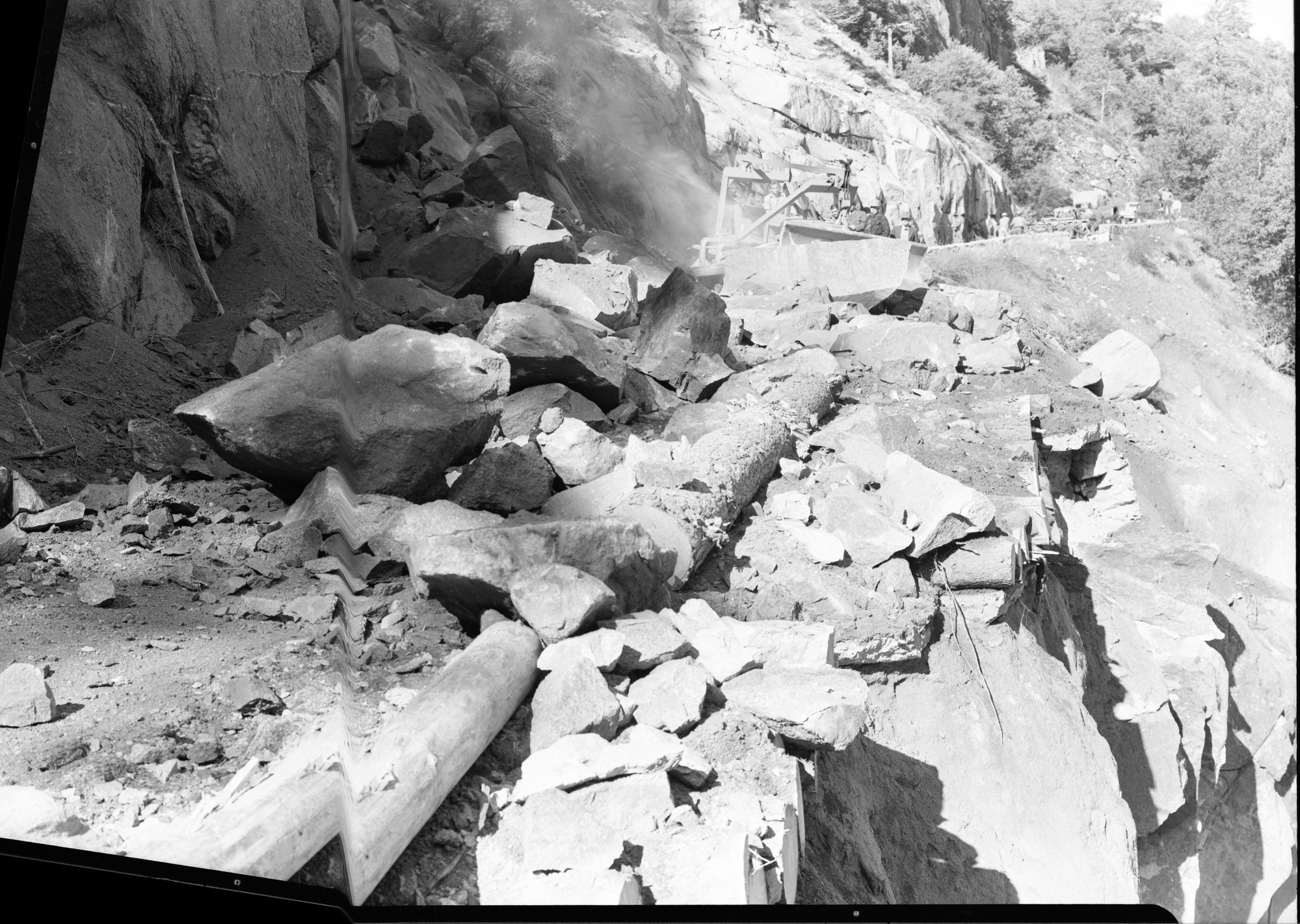 Bulldozer at Windy Point