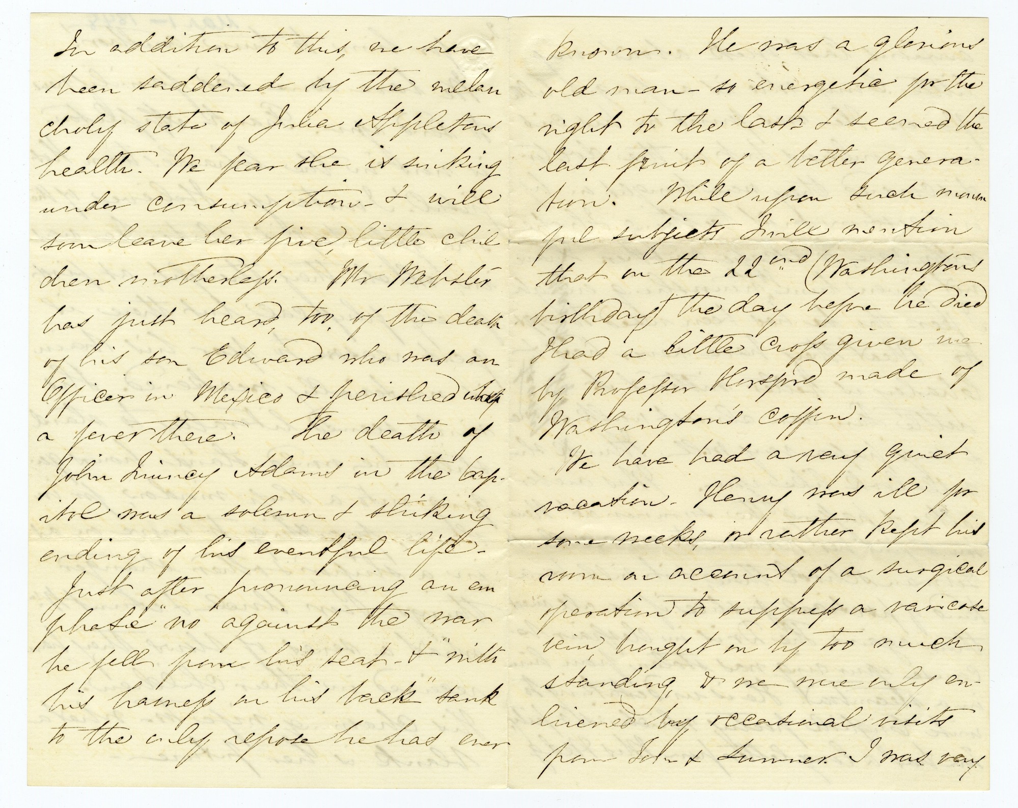 Manuscript letter