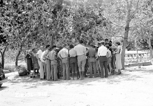 A ranger program at the Grotto concerning snakes (snake lecture).