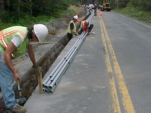 Construction of Underground Conduit And Vaults Nisqually to Paradise Mount Rainier National Park 2004