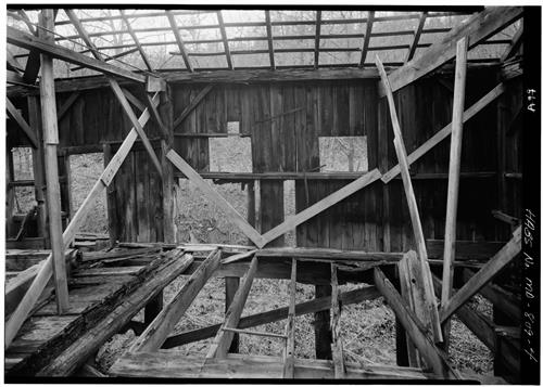 Chesapeake & Ohio Canal, Carpenter Shop at Lock 66, 154.7 miles above tidewater, Oldtown vicinity, Allegany County, MD
