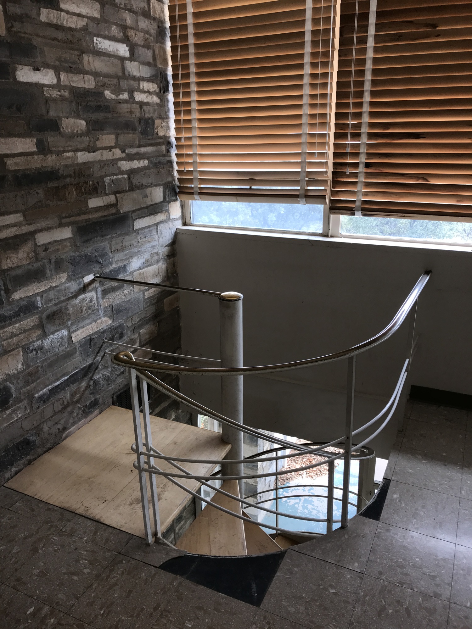 Top of the spiral staircase