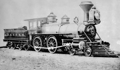 Atchison, Topeka & Santa Fe no. 0091 [4-4-0]