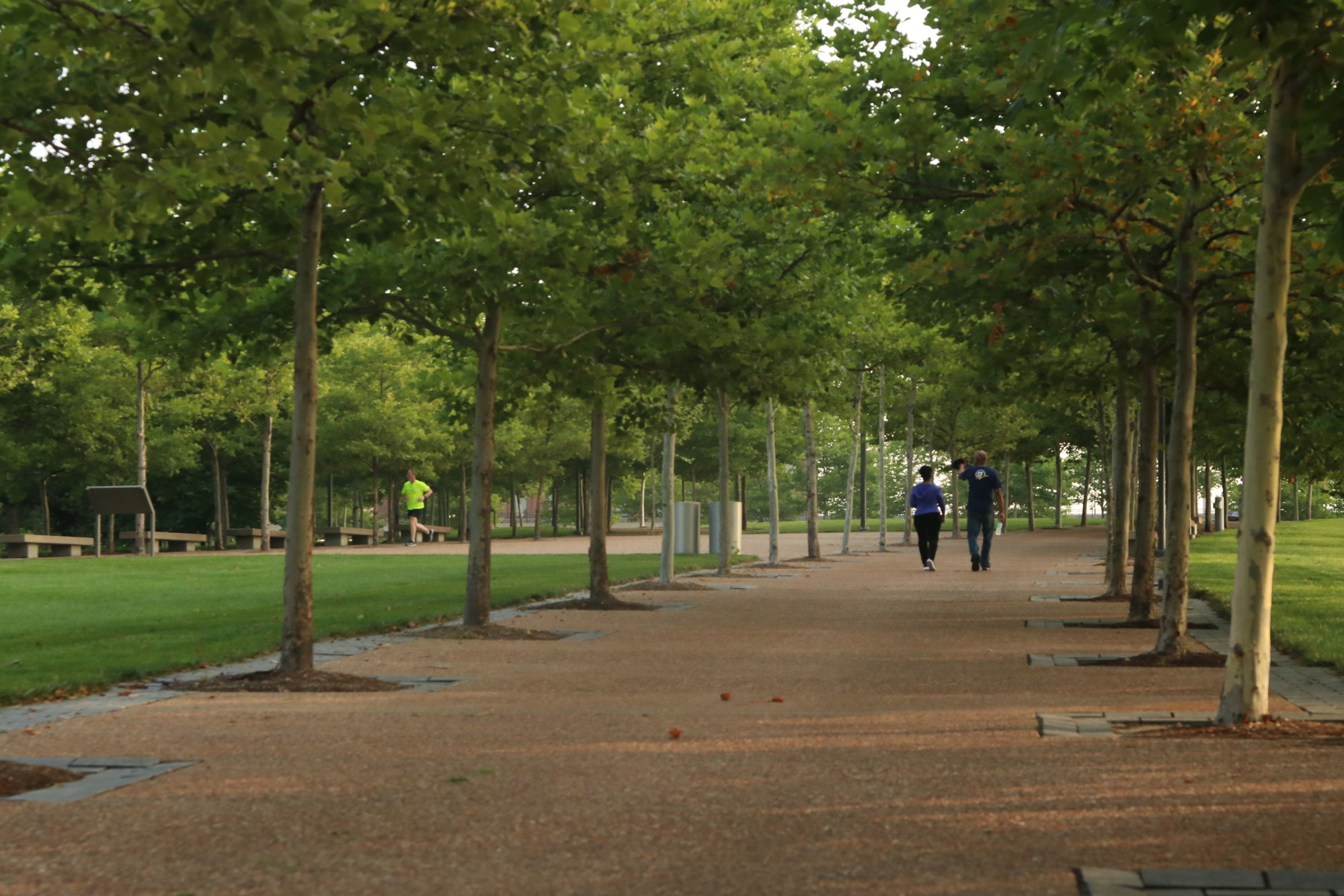 Walking the ARch grounds