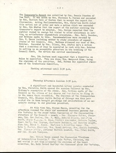 National Council of Negro Women Program