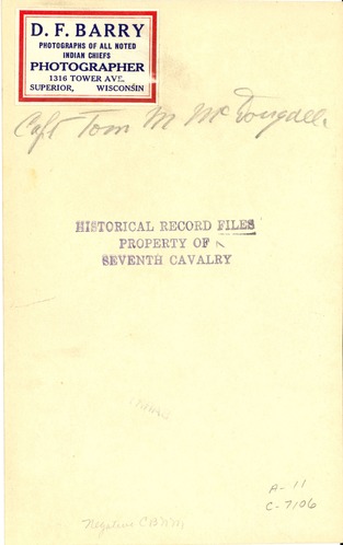 Captain Thomas M. McDougal in Full-Dress Uniform