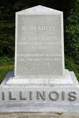 18th Illinois Infantry Regiment Monument