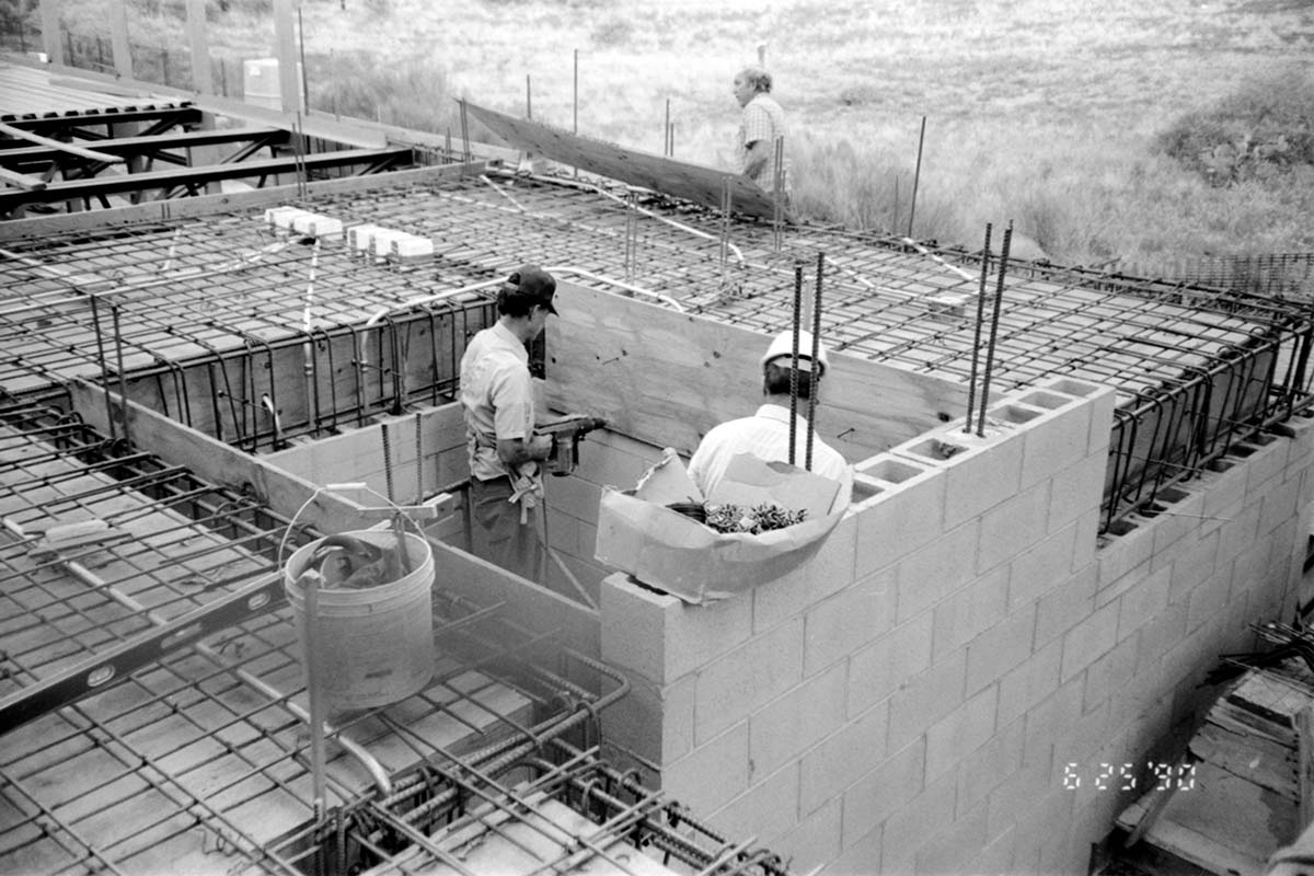 Construction of headquarters addition.