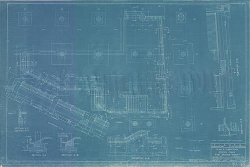 20348.BL-(GROUP 3) East Orange, NJ--East Orange Viaduct, station and station plaza [1921-1922]