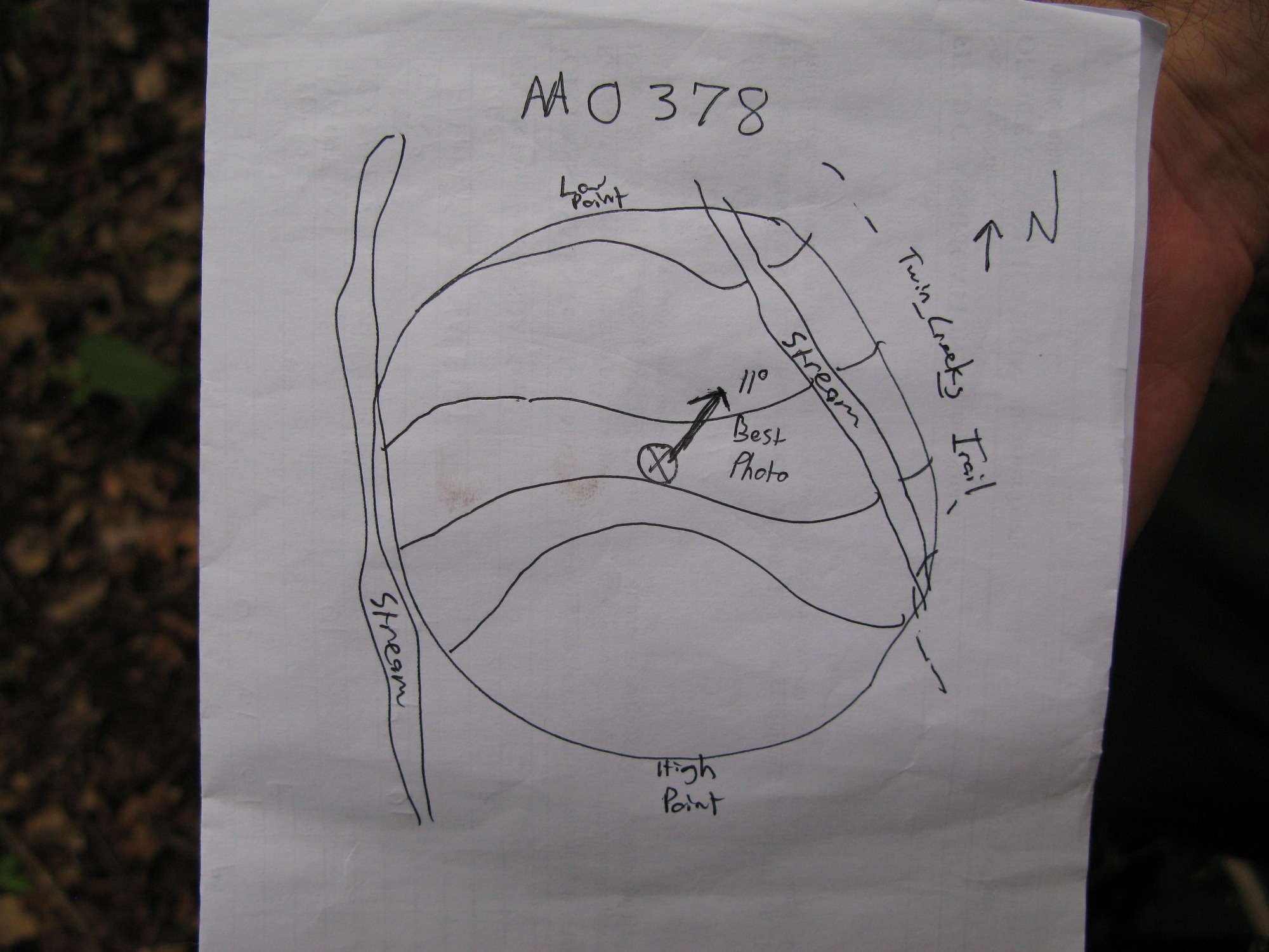 GRSM Accuracy Assessment. Plot Code: GRSM_AA_0378