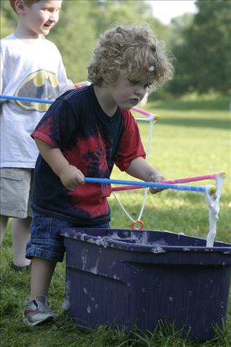 Music in the Meadow pre-concert activities at Cuyahoga Valley National Park
