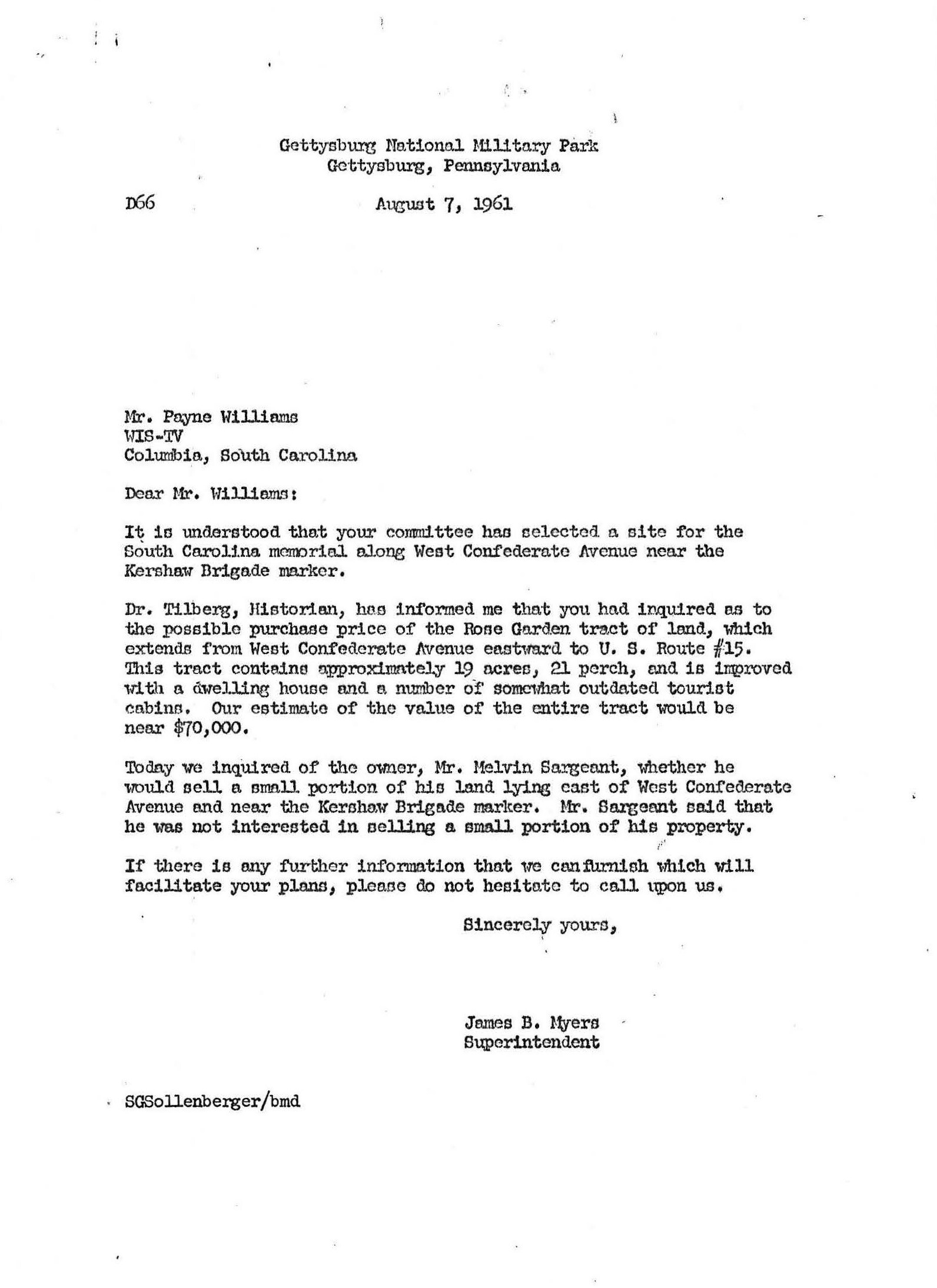 Typed letter, black text on white paper. 