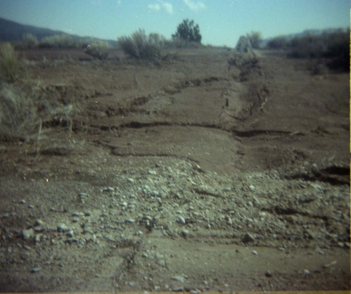 Color Photos of rock slides in Kolob Canyon.