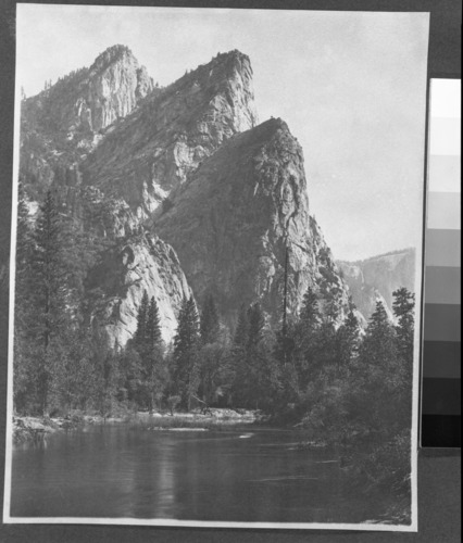 Copied from photo album of Robert Lindsey, who worked on the Yosemite Valley survey, as a civil engineer. 1903 - 1905. Copied October 1983, by Michael Dixon
