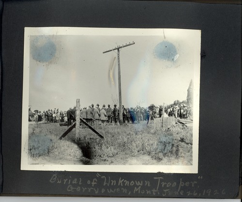 Crowd Attending the Burial of an Unknown Troope