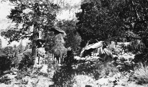 Old Native American Village in Indian Canyon; Original by Fiske