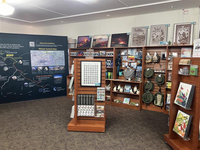 Park store products and an orientation map.
