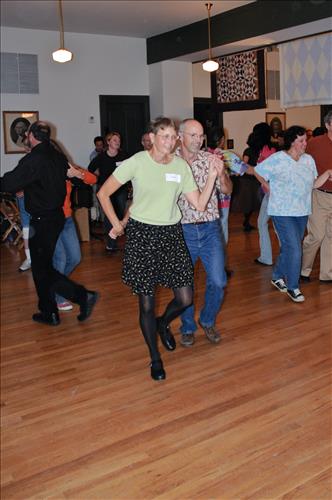 Contra dancers at Cuyahoga Valley National Park