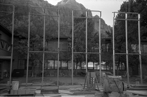 Construction of headquarters addition.