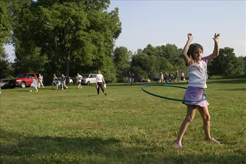 Music in the Meadow pre-concert activities at Cuyahoga Valley National Park