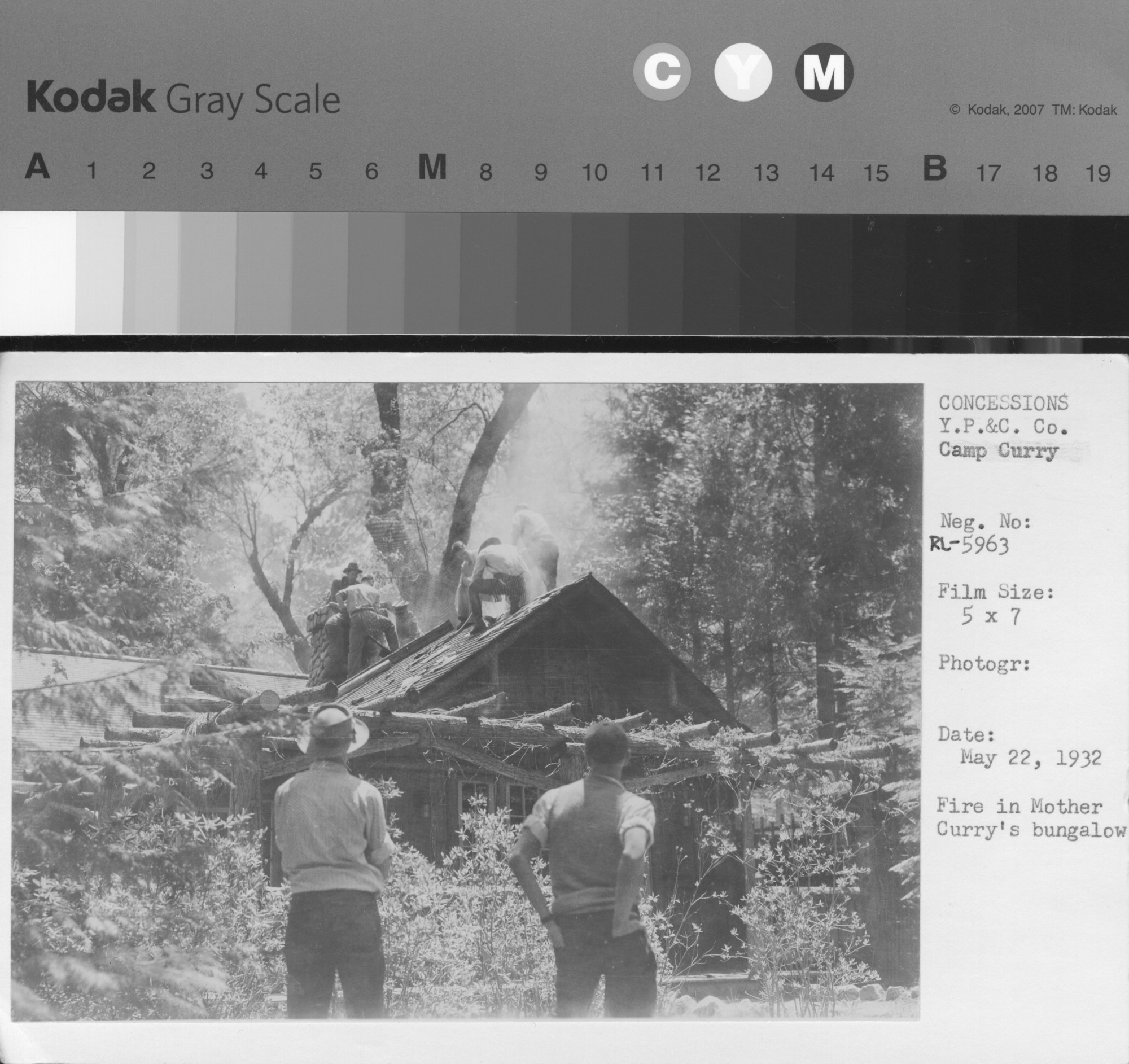 Fire in Mother Curry's bungalow