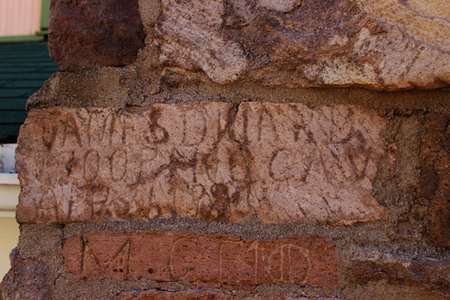 Hand-carved stone