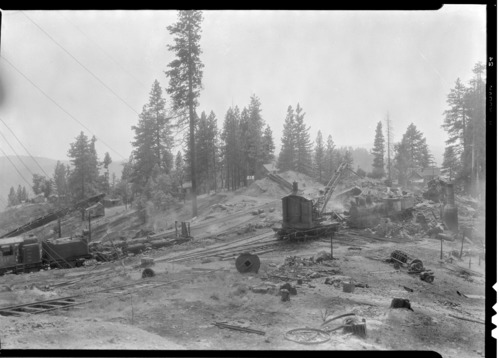 Yosemite Lumber Co. Camp #2, a smoking ruins