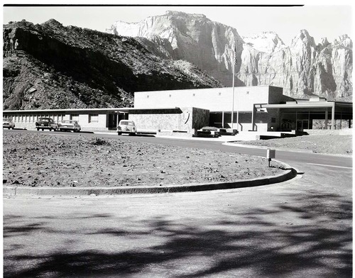 Mission 66 Visitor Center and Museum - east elevation.