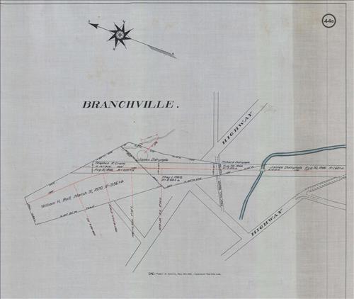 52417.LK--Property Maps--Sussex Railroad Company--Brachville Junction to Branchville, NJ