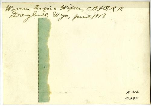 Women Engine Wipers in Greybull, Wyoming