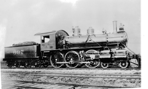 Atchison, Topeka & Santa Fe no. 0697 [4-6-0]