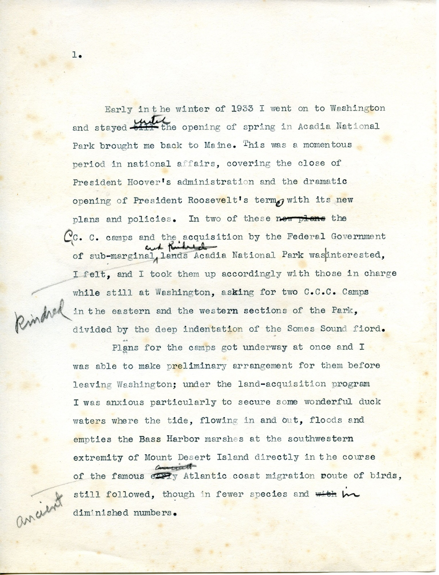 Letter, Dorr, Draft p.6