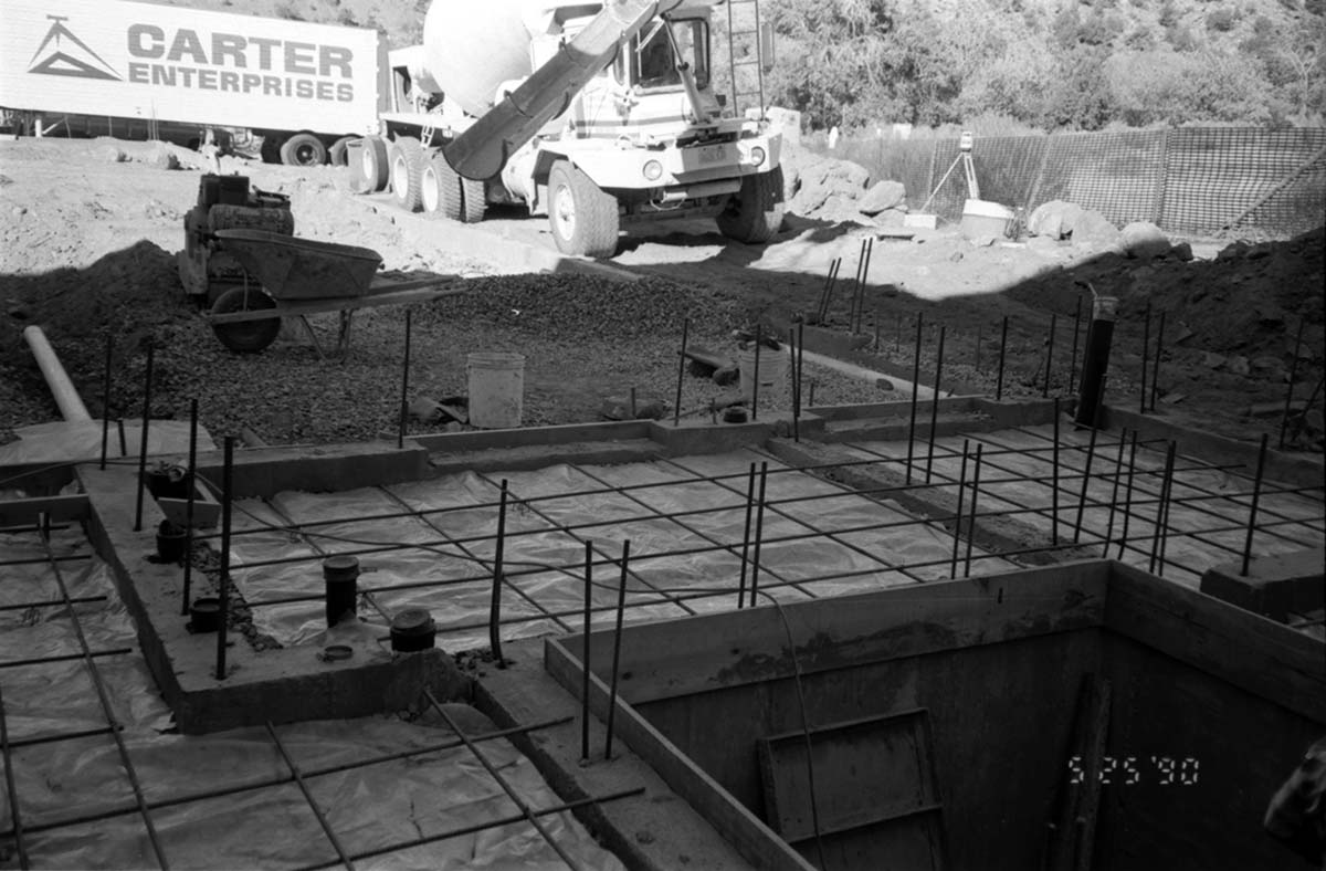 Construction of headquarters addition.