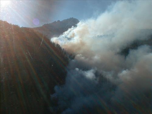 West Kern wildfire used for resource benefit, Sequoia and Kings Canyon National Parks, summer 2003
