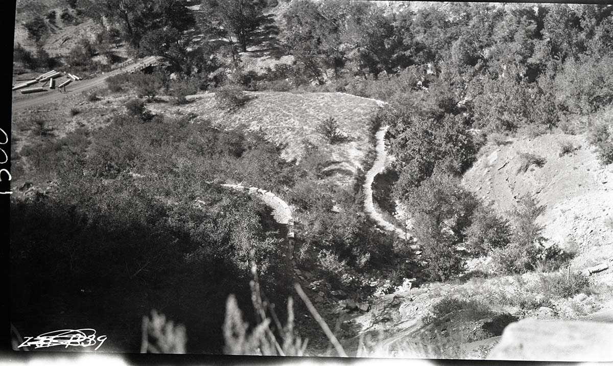 East Rim Trail, beginning at cable crossing.