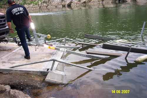 Construction of Sandy Landing ramp extension At Great Falls, VA