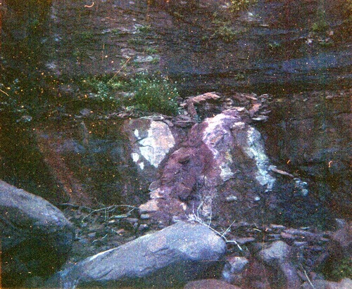 The Temple of Sinawava spring project - scaffolding construction and use.