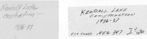 CCC in  Cuyahoga Valley National Park- Kendall Lake & Dam - 1