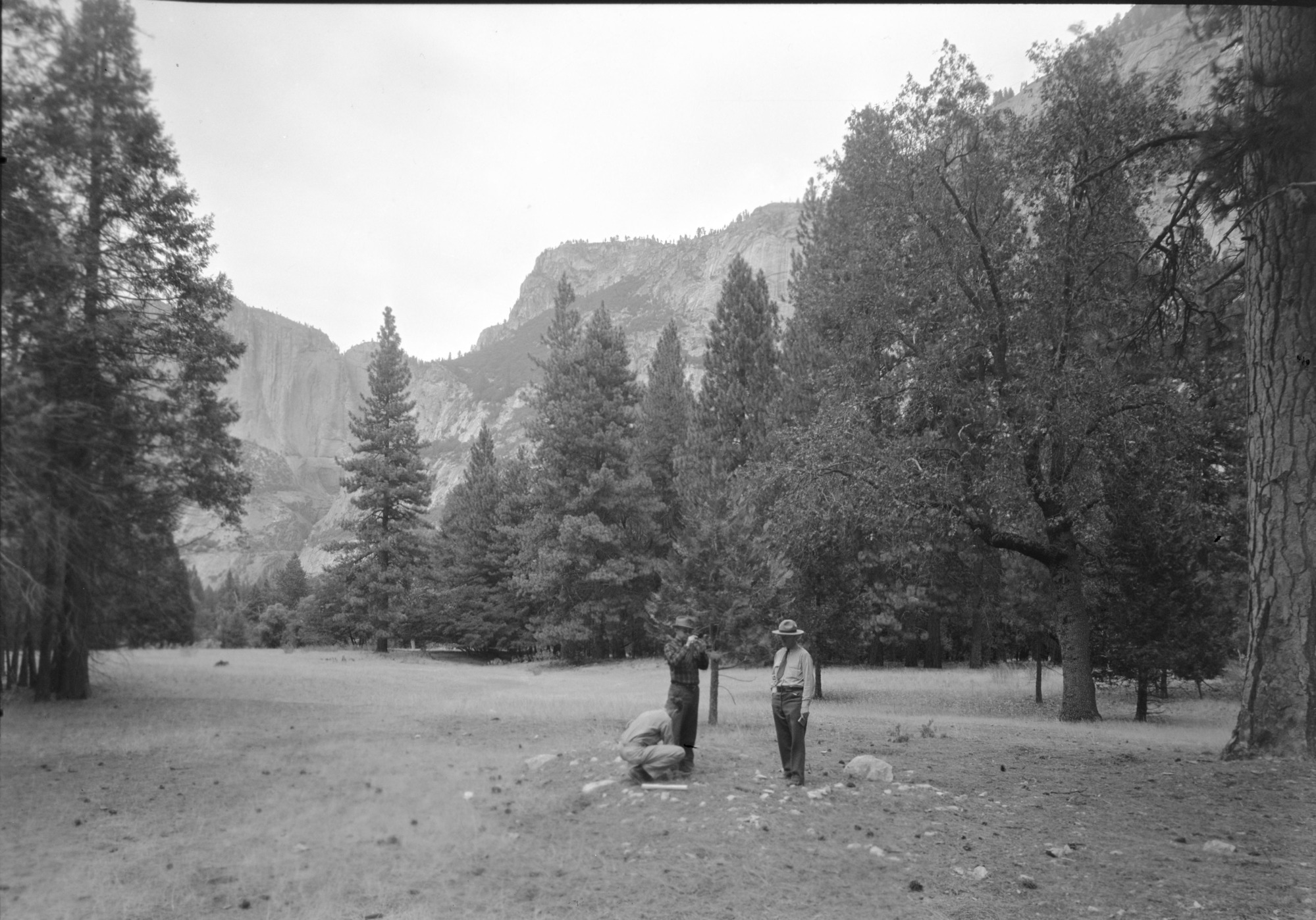 Site of old Camp Ahwahnee headquarters building.