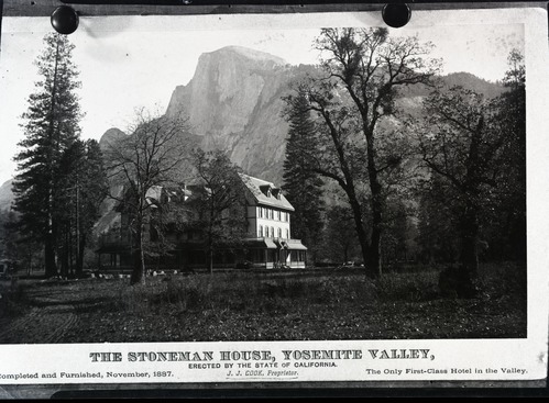 Erected by State in 1887, destroyed by fire on 8/24, 1896. Cost $4000
