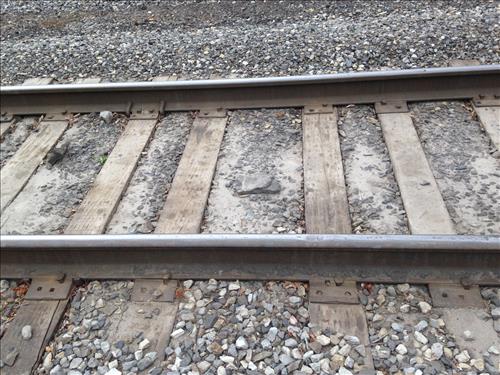 Before Pictures of Steamtown Runner track Repairs from SR-7 to West Crossing May 2015