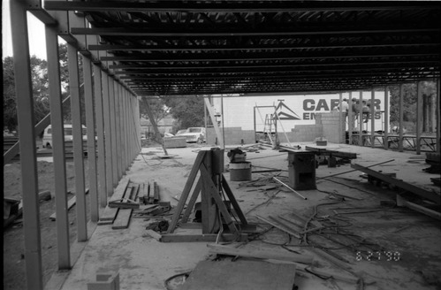 Construction of headquarters addition.