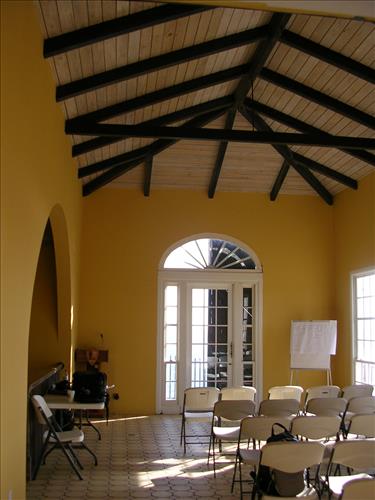 Visitor contact station (Kumpitch house) interior photographs at Salt River Bay National Historical Park and Ecological Preserve in February 2007