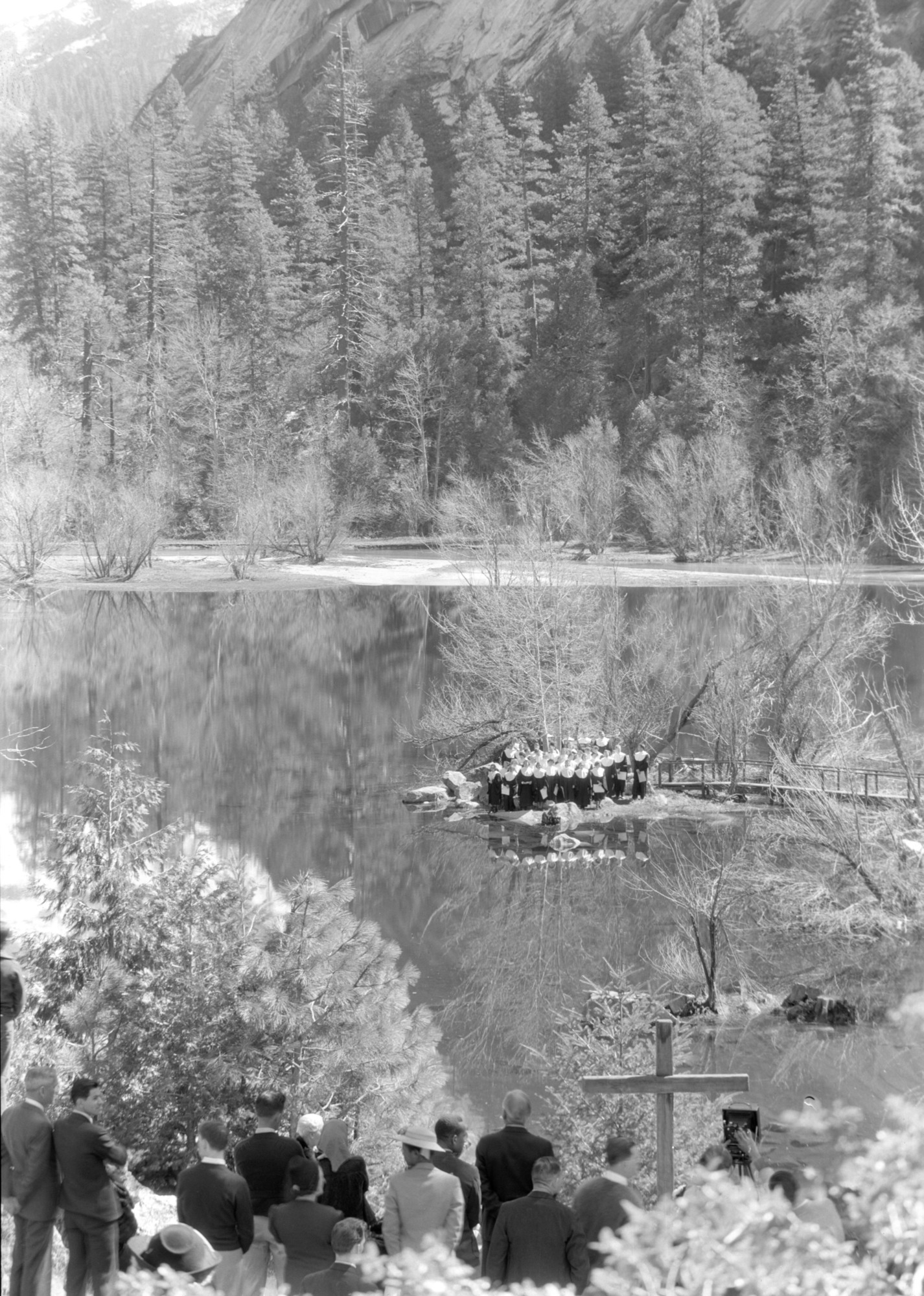 Easter Sunrise Service at Mirror Lake.