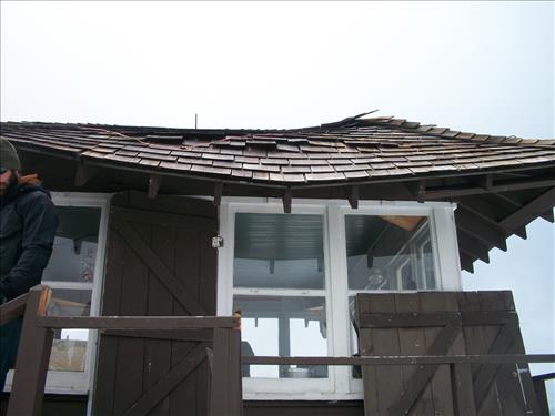 Scalplock Lookout Winter Roof Damage