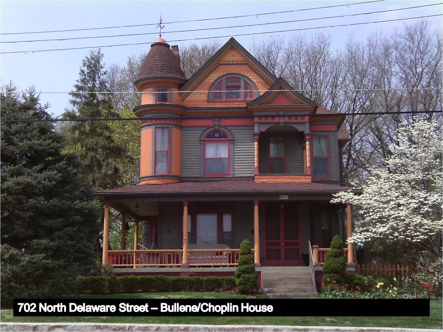 Image of the Queen Anne-style Bullene/Choplin House.