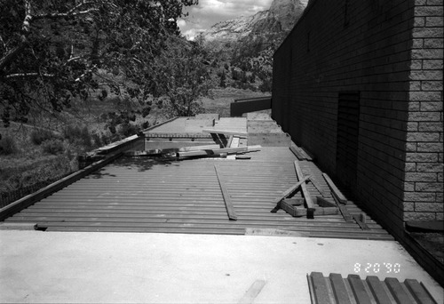 Construction of headquarters addition.