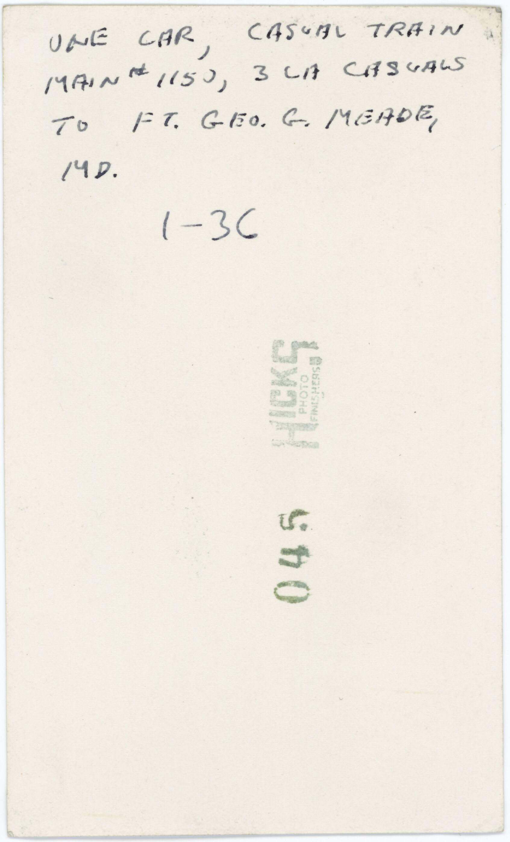 (Reverse) Not Pinnacles, Train