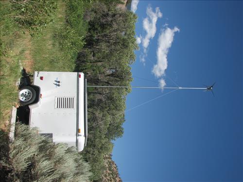 Bighorn Canyon ARRA project 2010, Passive solar room 1
