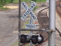Railroad Crossing sign